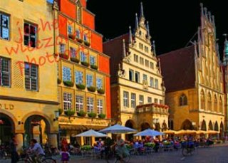 Prinzipalmarkt mit Stadtweinhaus und Rathaus